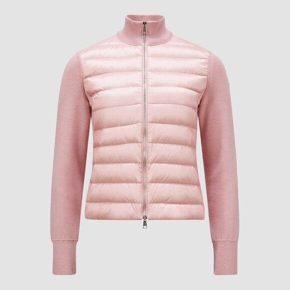Moncler PADDED WOOL CARDIGAN - Picture 1 of 4